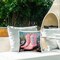 Stupell Industries Wildflower Pink Cowgirl Boots Outdoor Printed Pillow design by Heidi Kuntz, 18 x 7 x 18